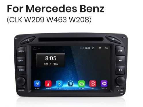 Auto Rádio Android Para Mercedes Benz W203 W209 W208 W463 Vito Viano