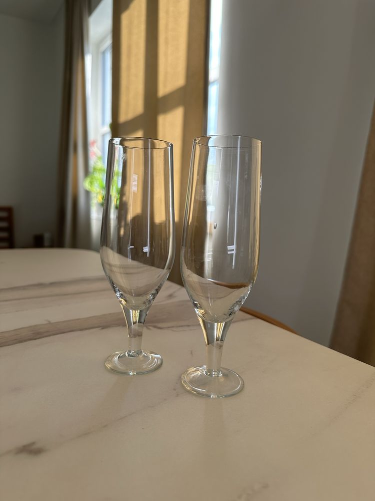 Kieliszki do Prosecco 2 sztuki vintage stan idealny