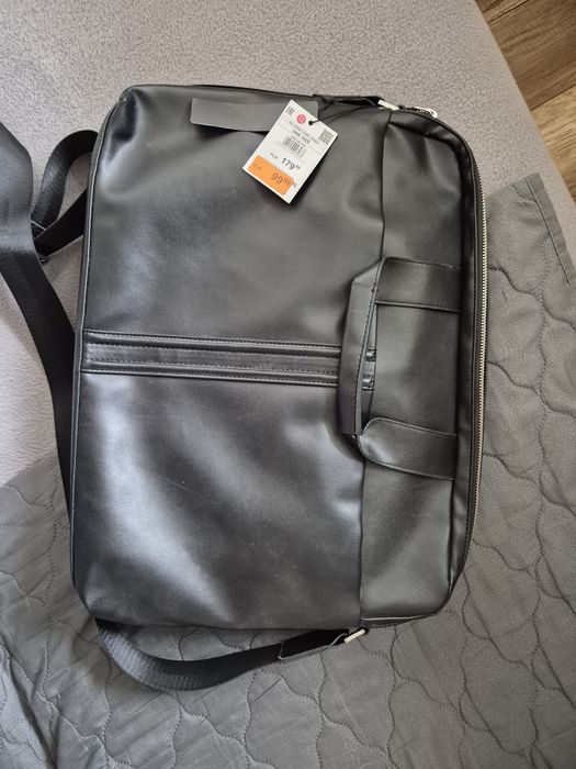 Torba na laptopa męska Reserved nowa z metką skórzana