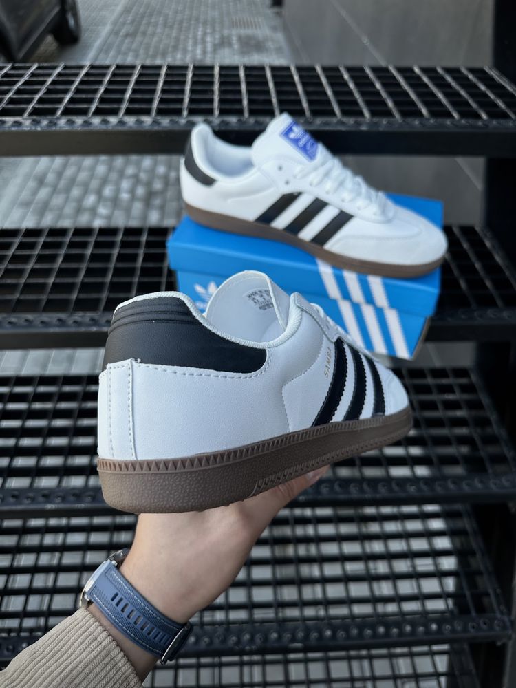 ‼️БЕЗ ПРЕДОПЛАТ‼️41-45 Adidas Samba OG white black | spezial gazelle