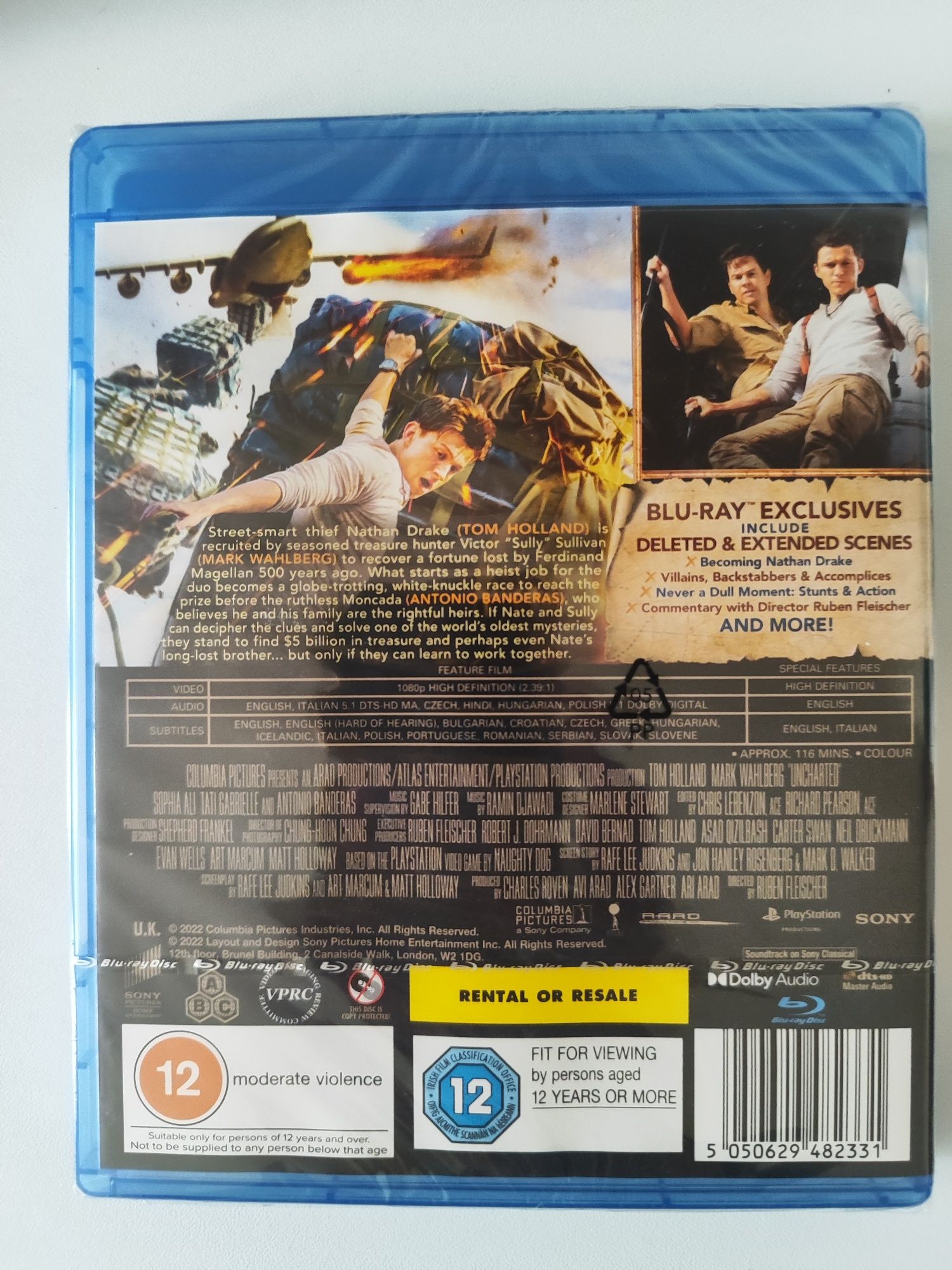 Uncharted Blu-ray PL