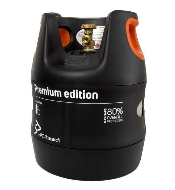 Газовий балон HPCR (Чехія): 12.7л/18.2л./24.5л./26,2л З ВІДСІКАЧЕМ