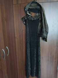 Suknia elegancka długa L 40 XL 42 maxi suiienka