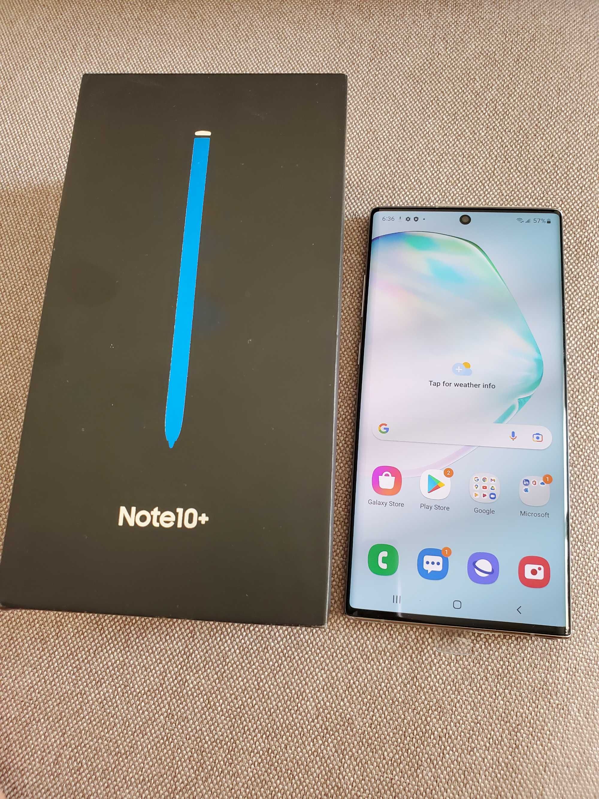 Samsung Galaxy Note 10+ SM-N975U1 12/256GB Aura Glow Snapdragon НОВИЙ