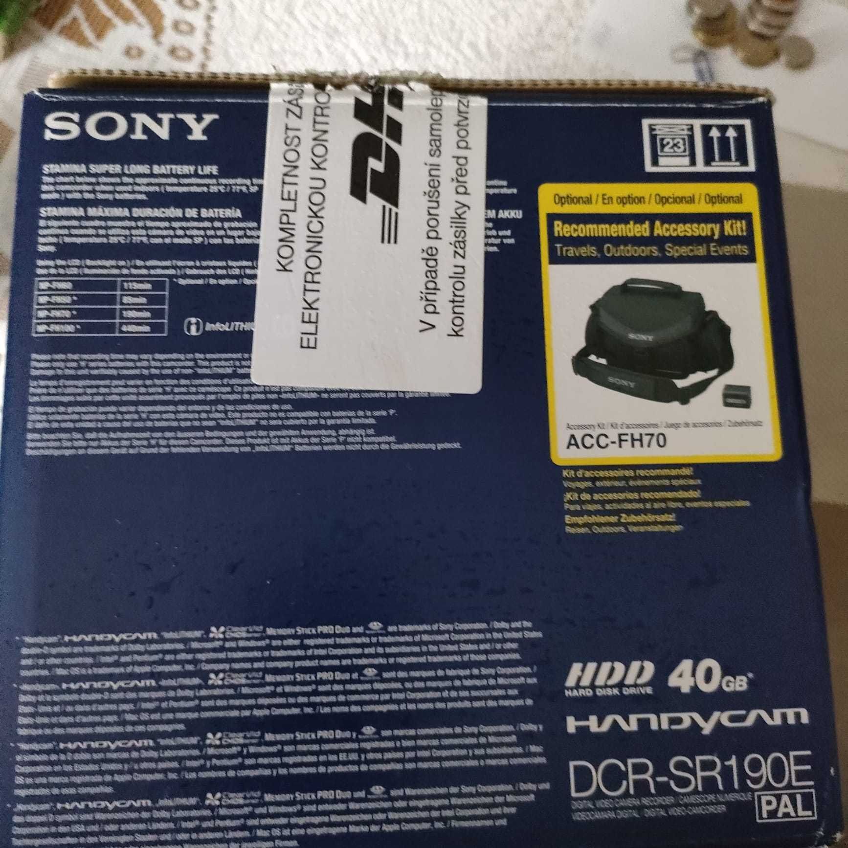 Zadbana Kamera SONY DCR-SR190E