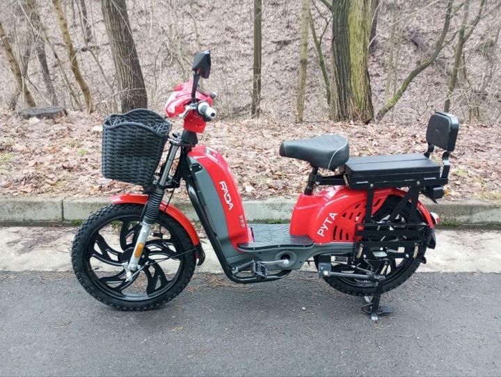 Хит продаж‼️‼️Електровелосипед FADA РУТА червоний (800W 60V-15Ah)