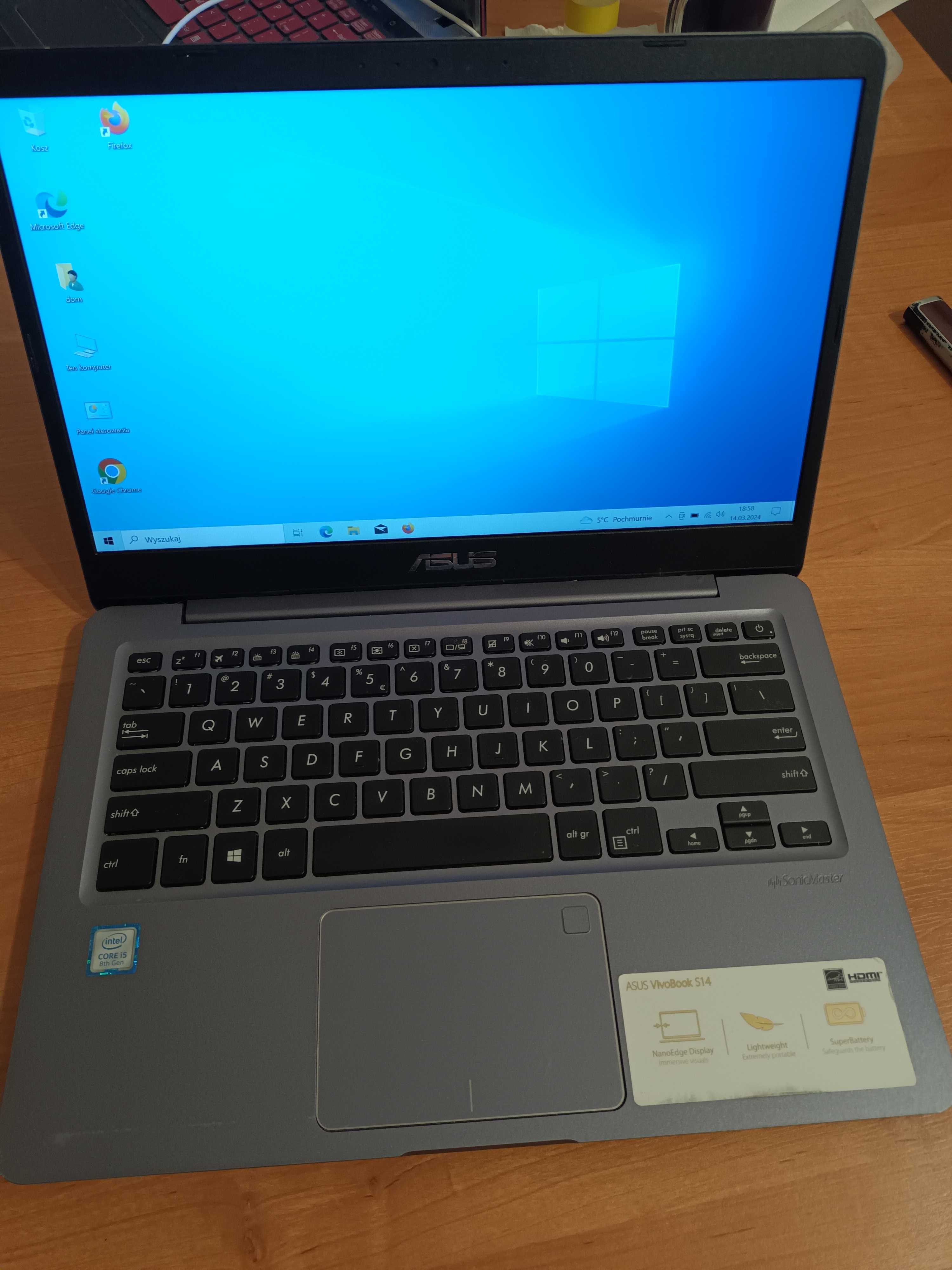 ASUS VivoBook S14 i5/250GB MM2/4GB