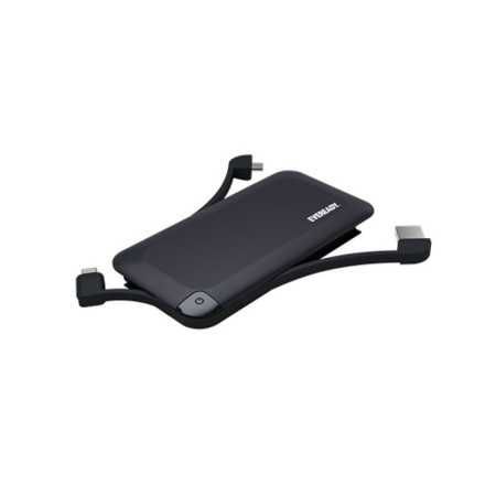 Powerbank Eveready 4000mAh com Lightning e Micro USB