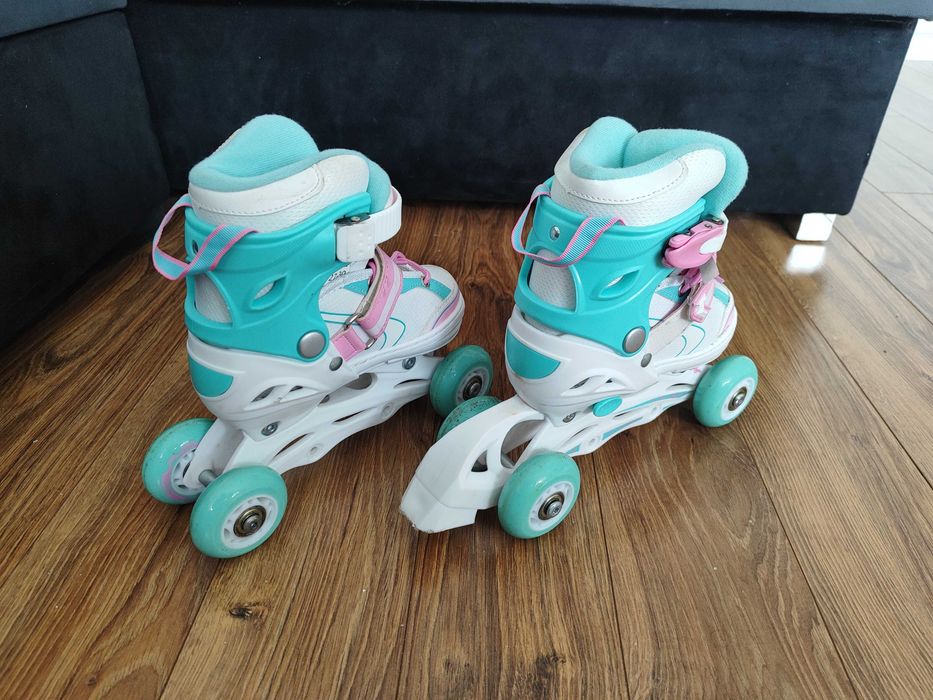 raven
Rolki Wrotki Łyżwy Regulowane 4w1 Raven Isla R. 27-30