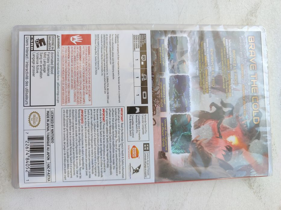 Subnautica+subnautica Below Zero nintendo switch