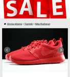 TANIO 46 NIKE oryginalne Roshe Run czerwone