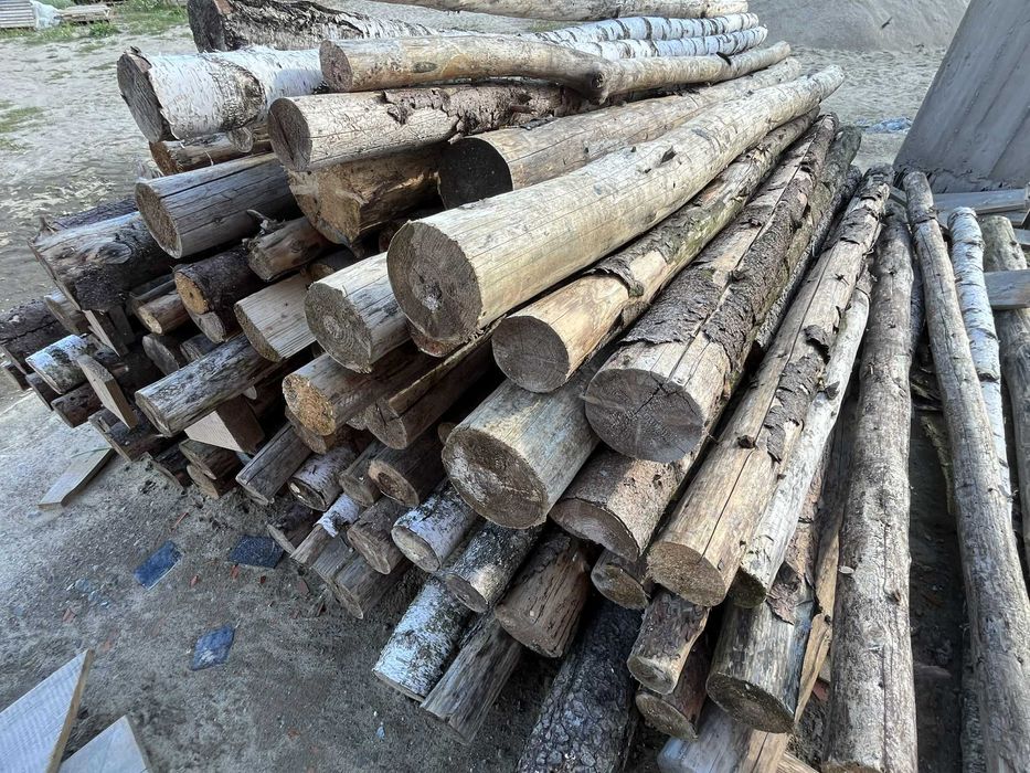 Stemple budowlane drewniane