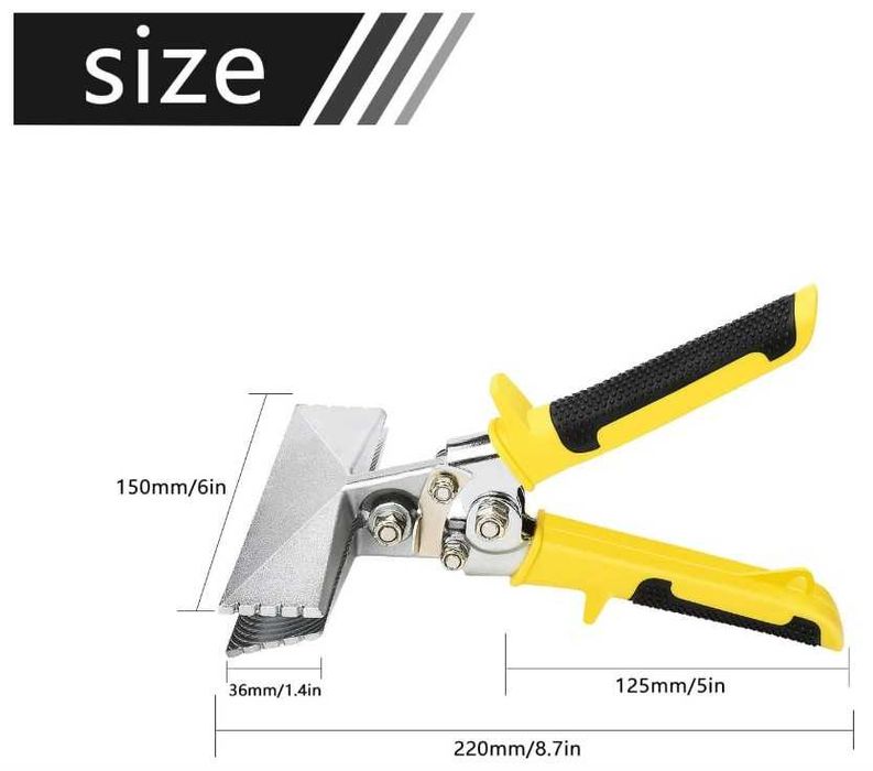 Szczypce do gięcia blachy 150mm Nutmanel