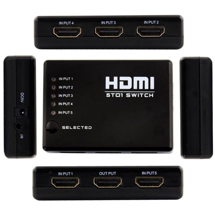 (NOVO) HDMI Switch HD (5x1)