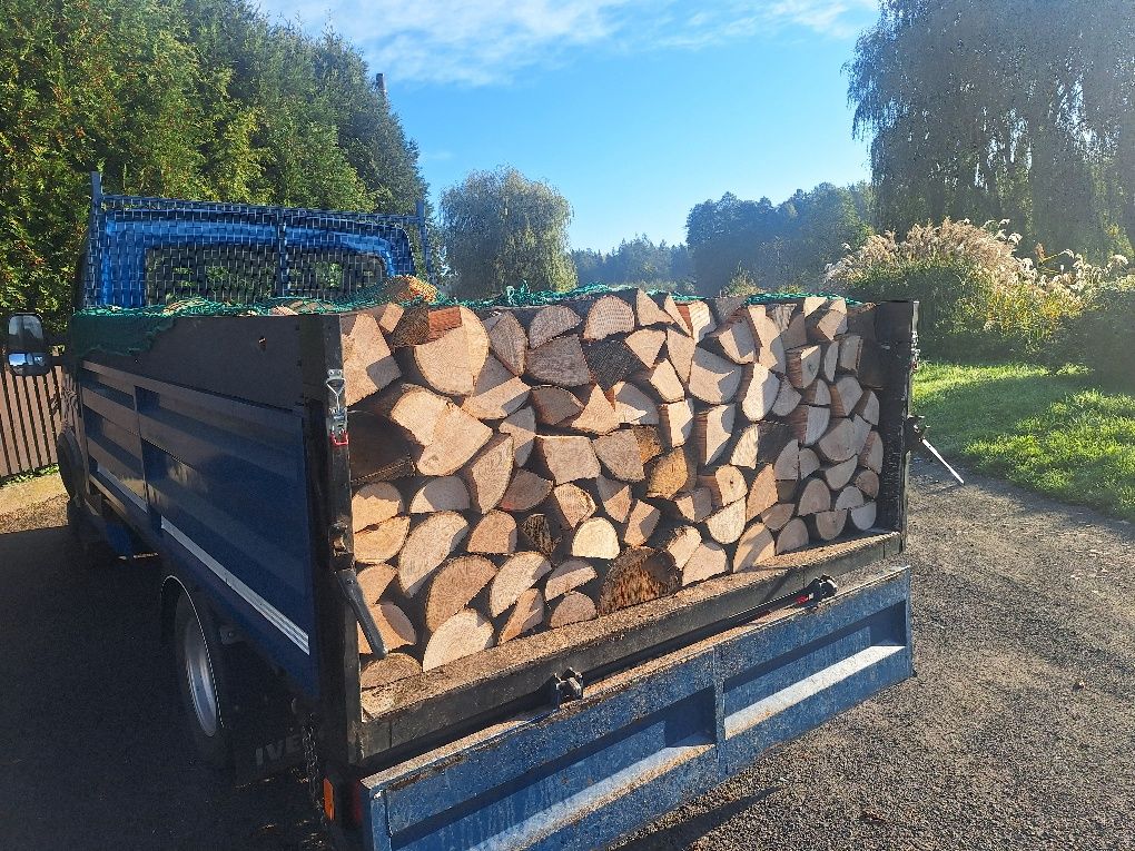 Drewno kominkowe opał uczciwe solidne m3 Sosna Brzoza Buk grab dąb