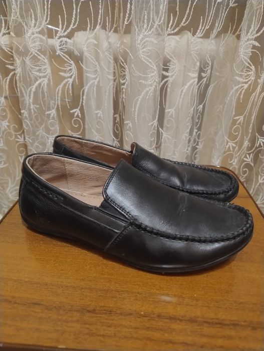 Туфлі шкіряні для школи, шкільні туфлі 34 р 22см