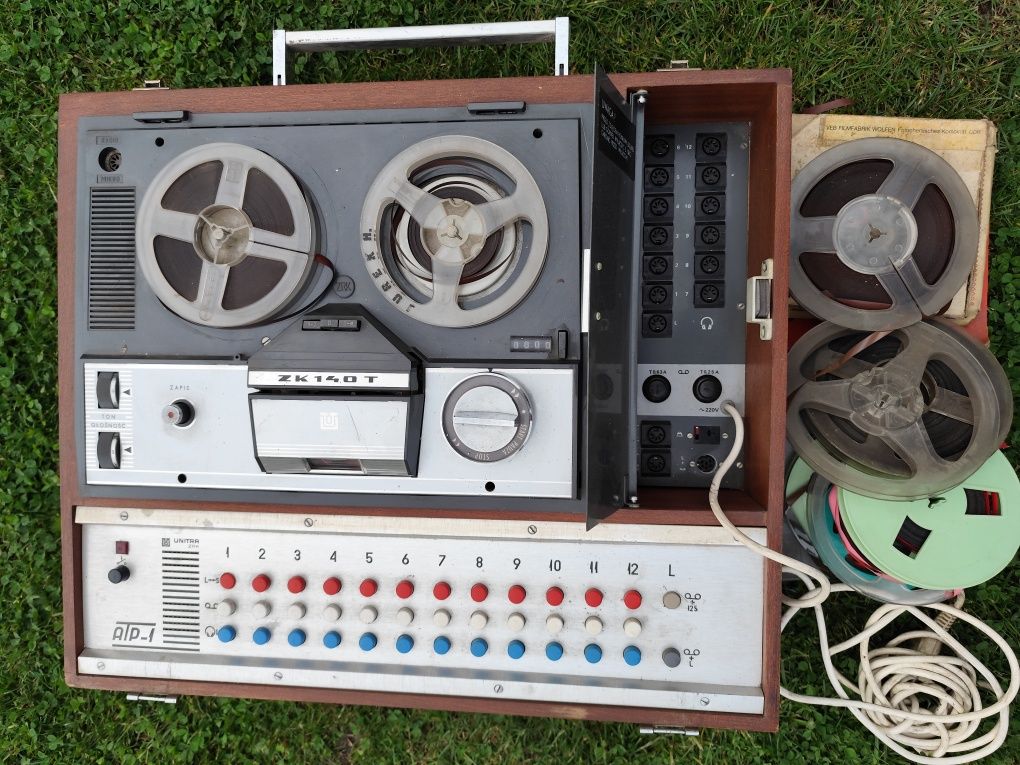 Magnetofon szpulowy audiotrener przenośny ZRK ZK-140T atp-1