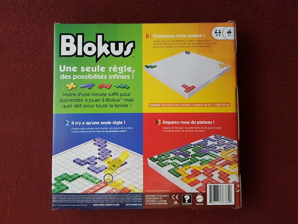 Blokus, gra planszowa, logiczna. Nowa