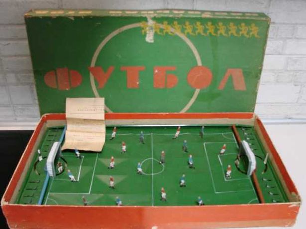 металлическая игрушка ссср , настольный футбол 1967г! новый отл сост
