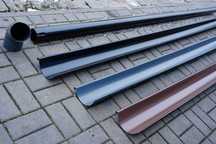 Rynna stalowa, rynny stalowe, metal metalowe ocynk powlekane PVC