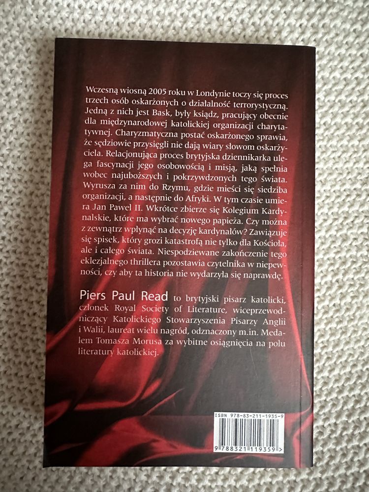 Śmierć papieża Piers Paul Read