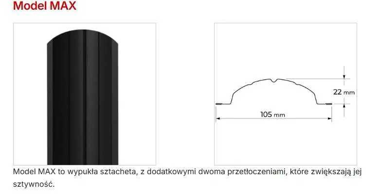 Sztachety metalowe Brama, Ogrodzenie, Płot,  2