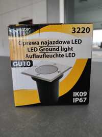 9 sztuk lampa najazdowa LED + żarówka GU10