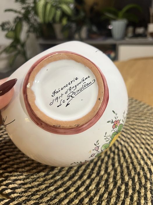 Емність керамічна для солі глек кашпо кераміка вінтаж Франція