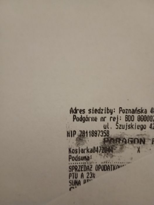 Kosiarka akumulatorowa Parkside 40v nowa gwarancja paragon okazja