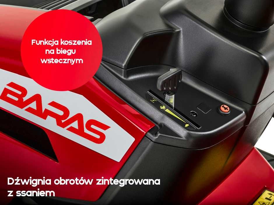 Traktorek ogrodowy BARAS STS 98H powered by Stiga Tornado 398