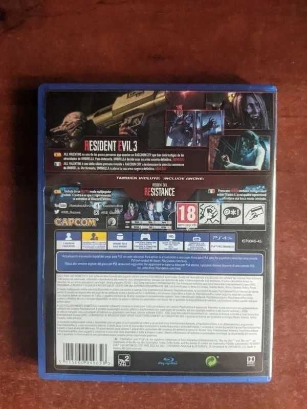 Resident Evil 3 para PS4
