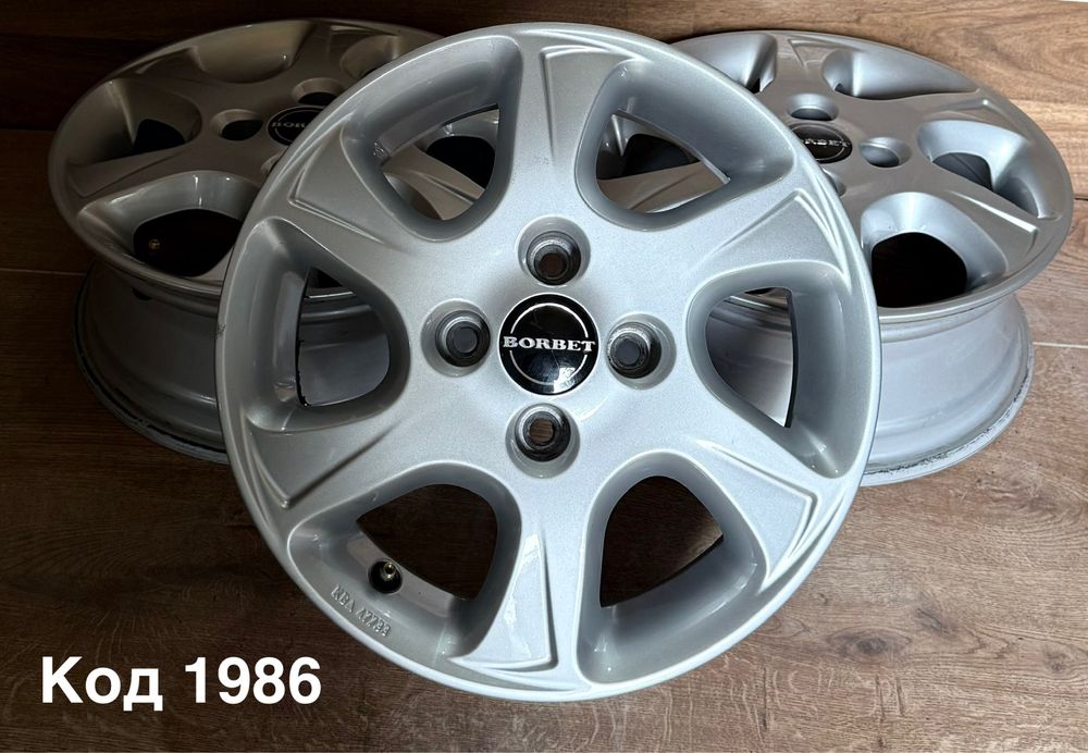 Диски Borbet R14 4x100 VW Opel Honda Toyota Suzuki Renault
