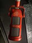 Microfone XLR dinâmico Vermelho Impecável