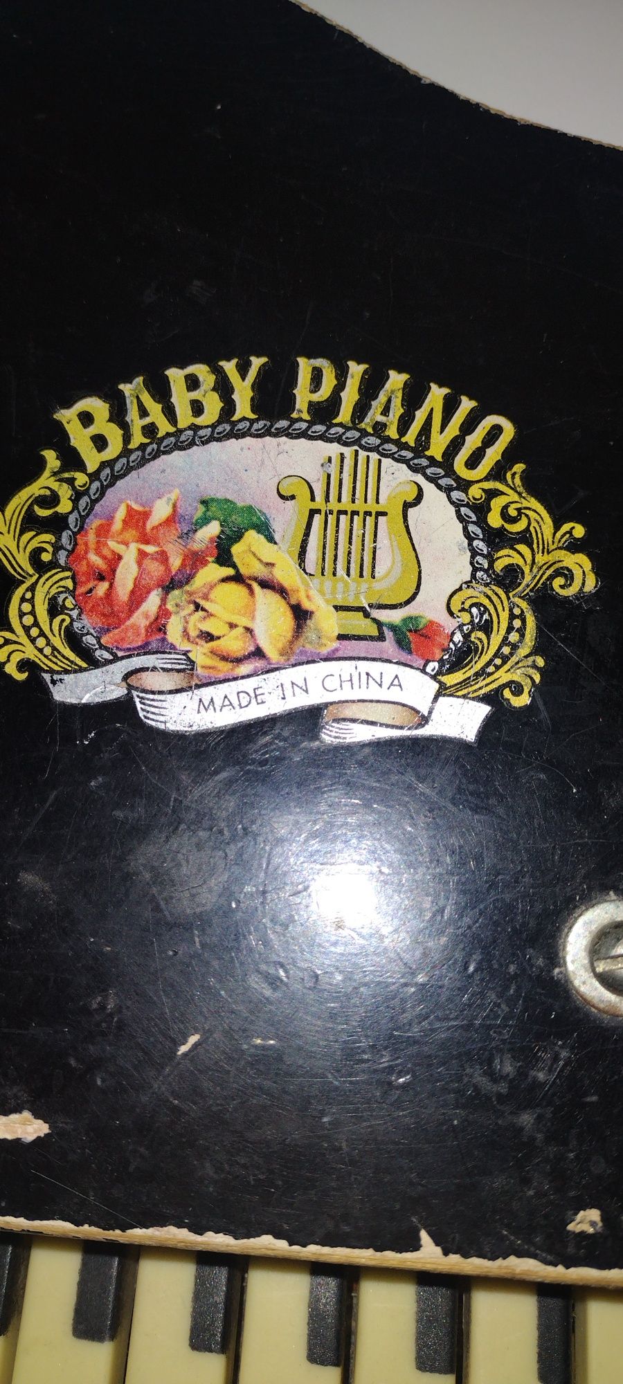 Stara zabawka pianino Baby Piano.