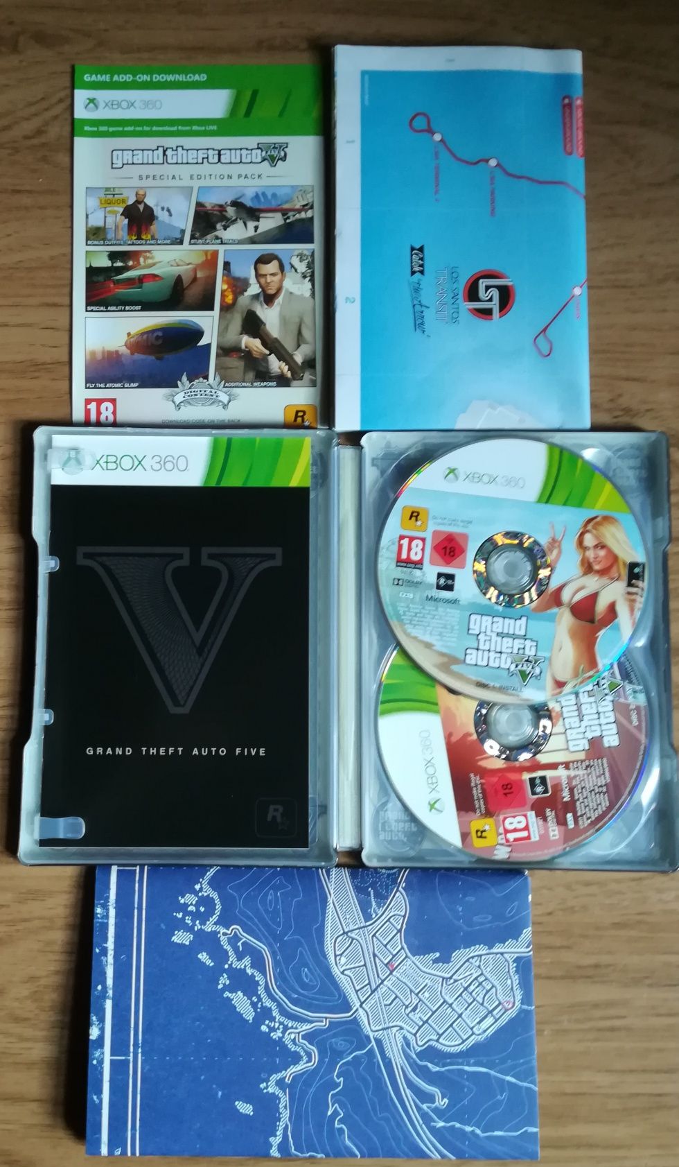 GTA V PL Special Edition Steelbook Xbox 360 Kolekcjonerskie Box