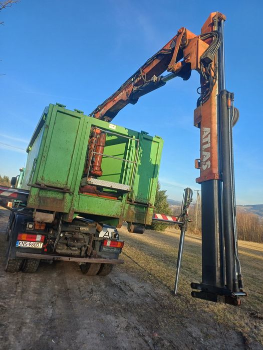 Atlas 105.2 hds Żuraw hiab dżwig sterowanie radiowe chwytak