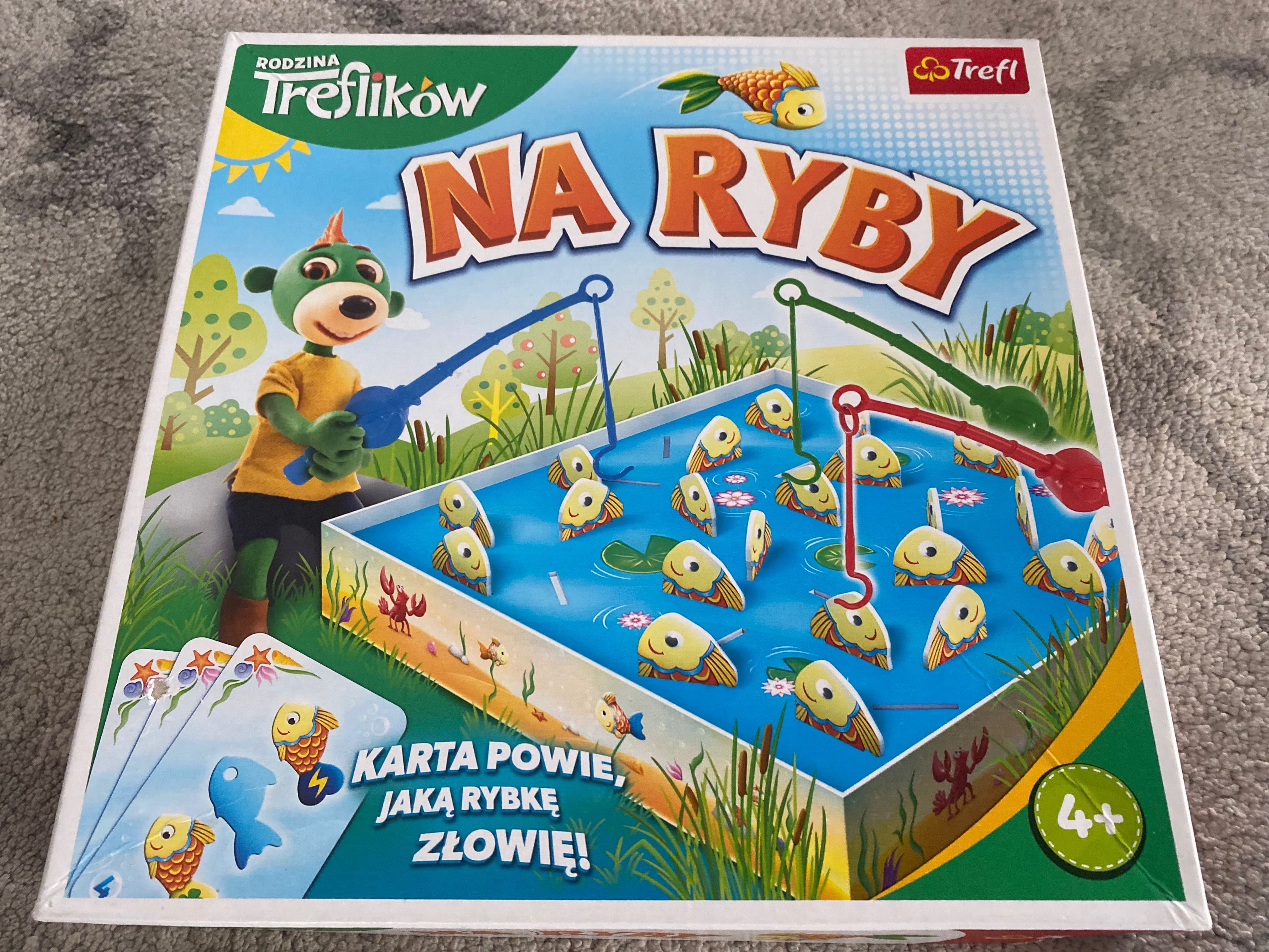 Rodzina Treflikow Na ryby gra Trefl