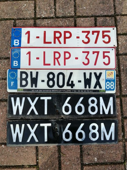 Tablice rejestracyjne kolekcjonerskie wxt