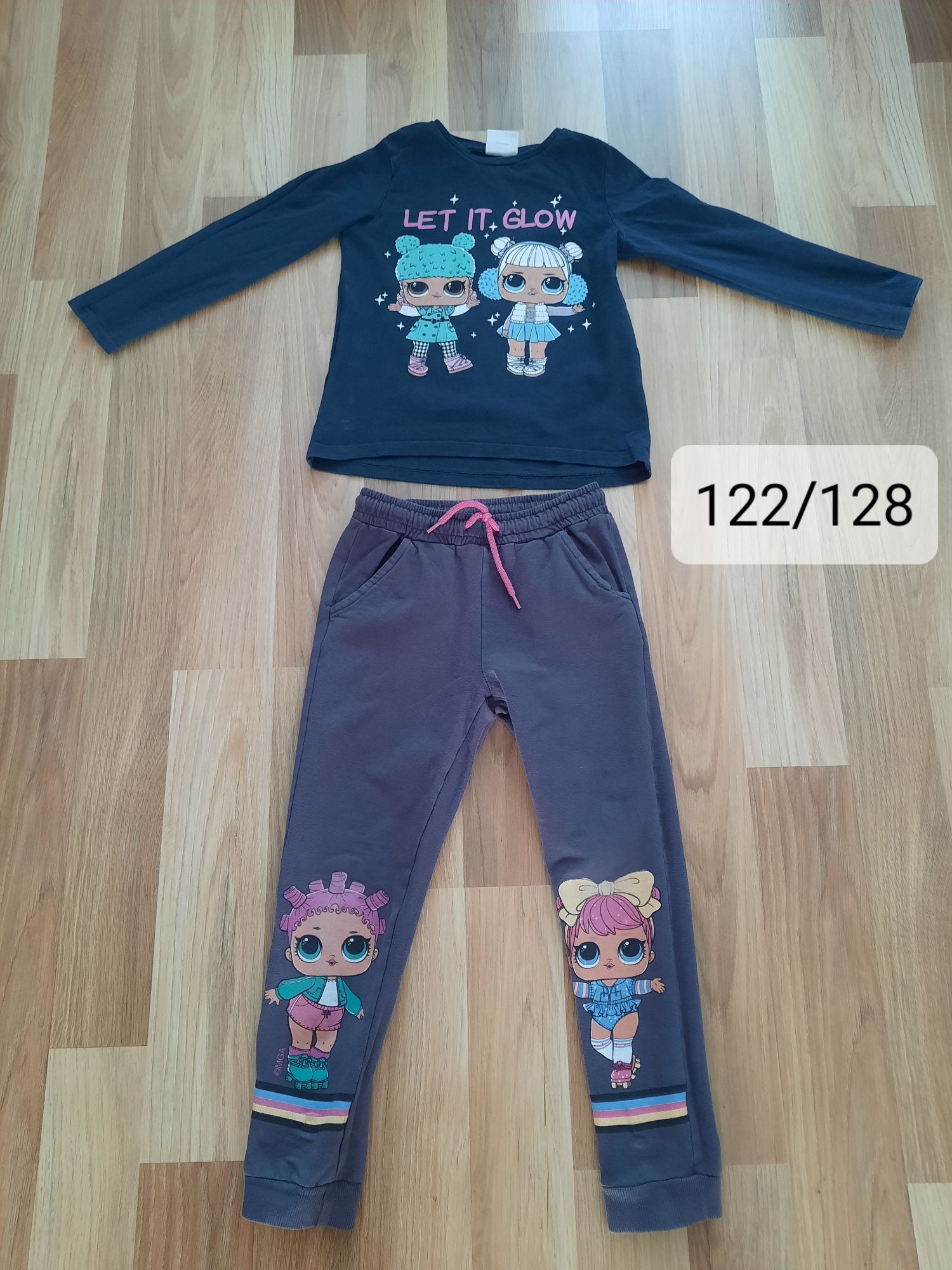 Spodnie dresowe i bluzeczka dla dziewczynki lol suprais