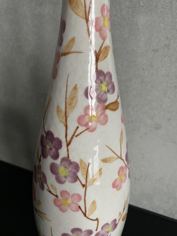 Nowy śliczny wazon w kwiaty 36cm
