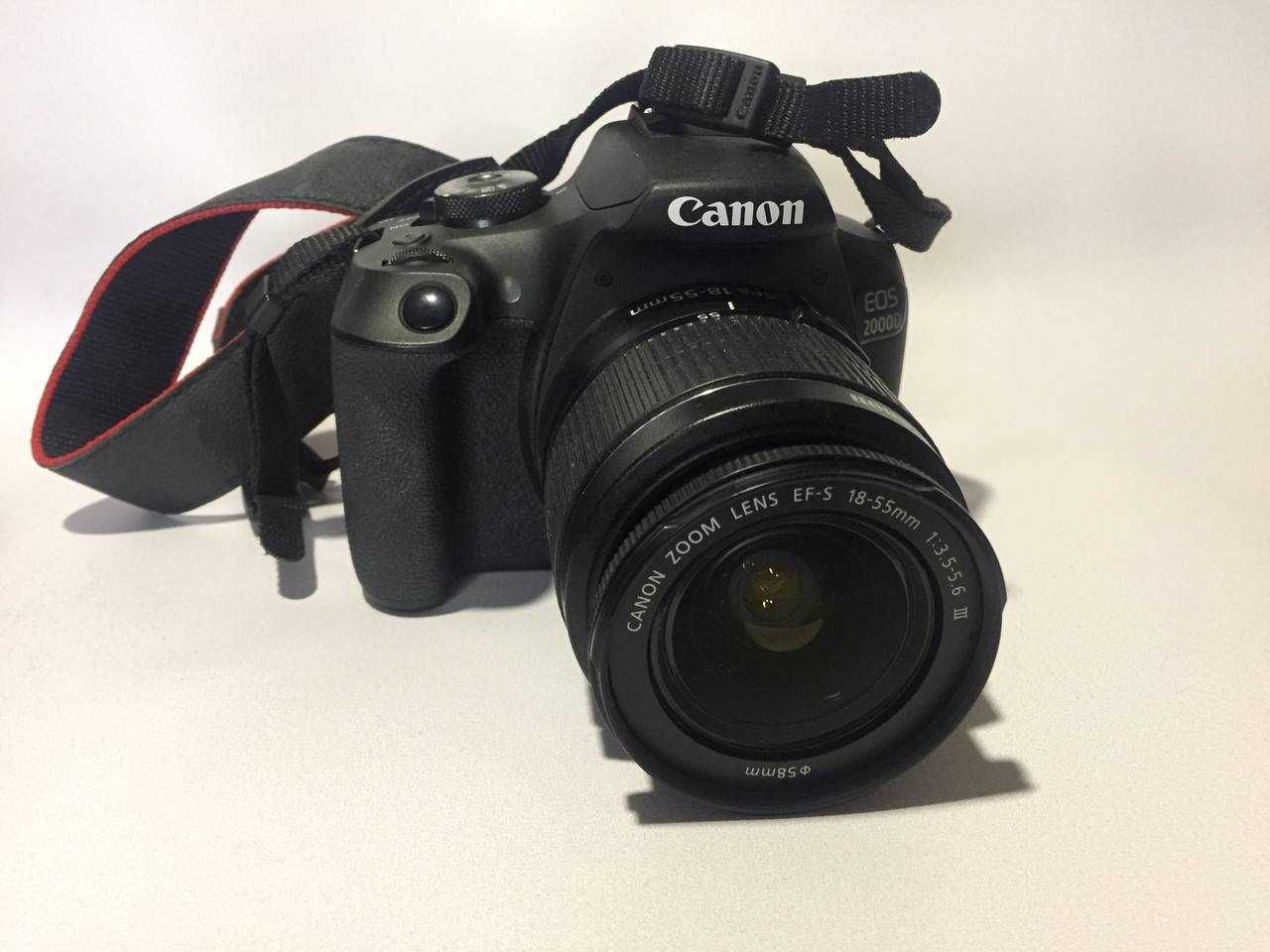 Фотоапарат Canon EOS 2000D + Kit 18-55, карта пам'яті, USB у подарунок