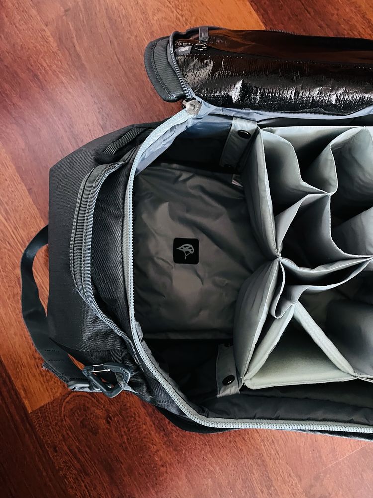 Torba rowerowa podróżna THULE 55L RoundTrip Mid Blue organizer sakwa