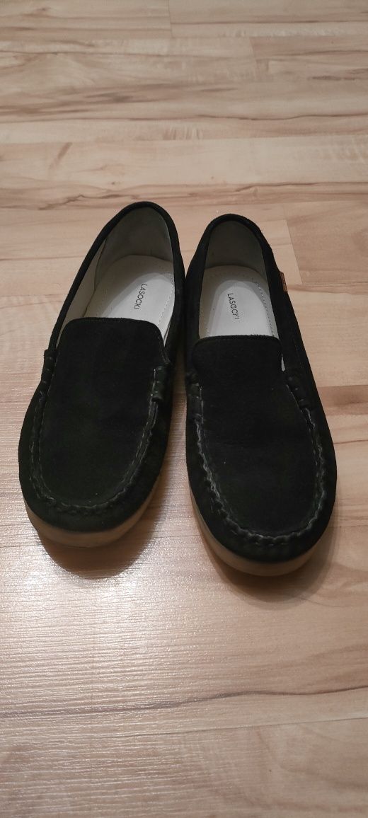 Buty eleganckie mokasyny dla chłopca 33 czarne