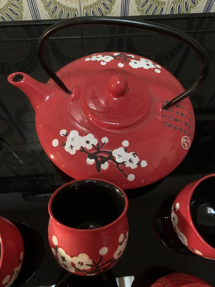 Conjunto de cha japonês