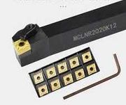 Токарный резец проходной высота 20 мм MCLNR2020K12+10 пласт двусторонн