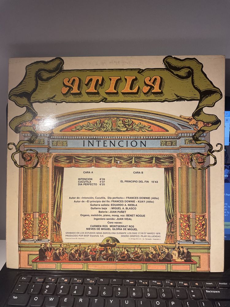 Atila - Intencion ,Hiszpania 1976r