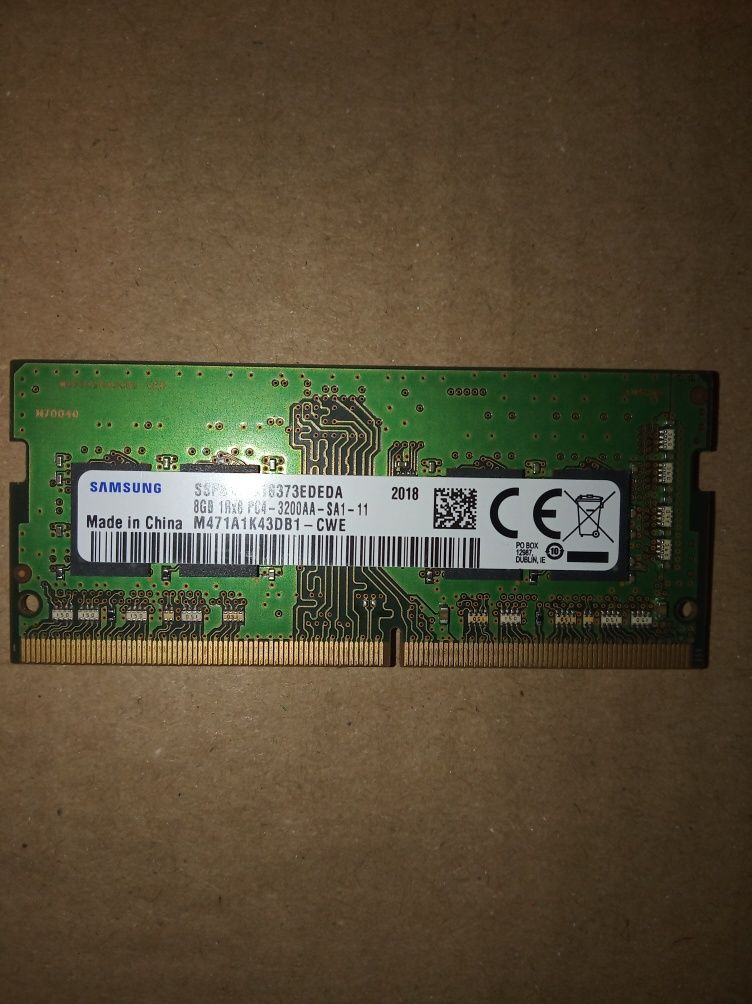 Pamięć do laptopa ddr4, 2x 8GB