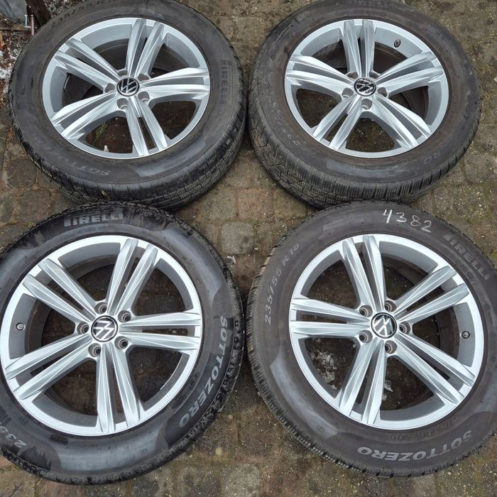 KOŁA 18 VW TIGUAN 2 SKODA KODIAQ Q3 SEAT TARRACO FR TERRAMAR 235/55 R18