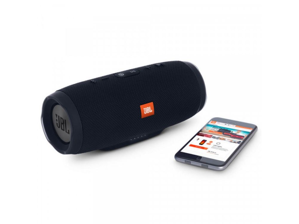 Портативна колонка Bluetooth JBL Charge 3 з USB, SD, FM чорний