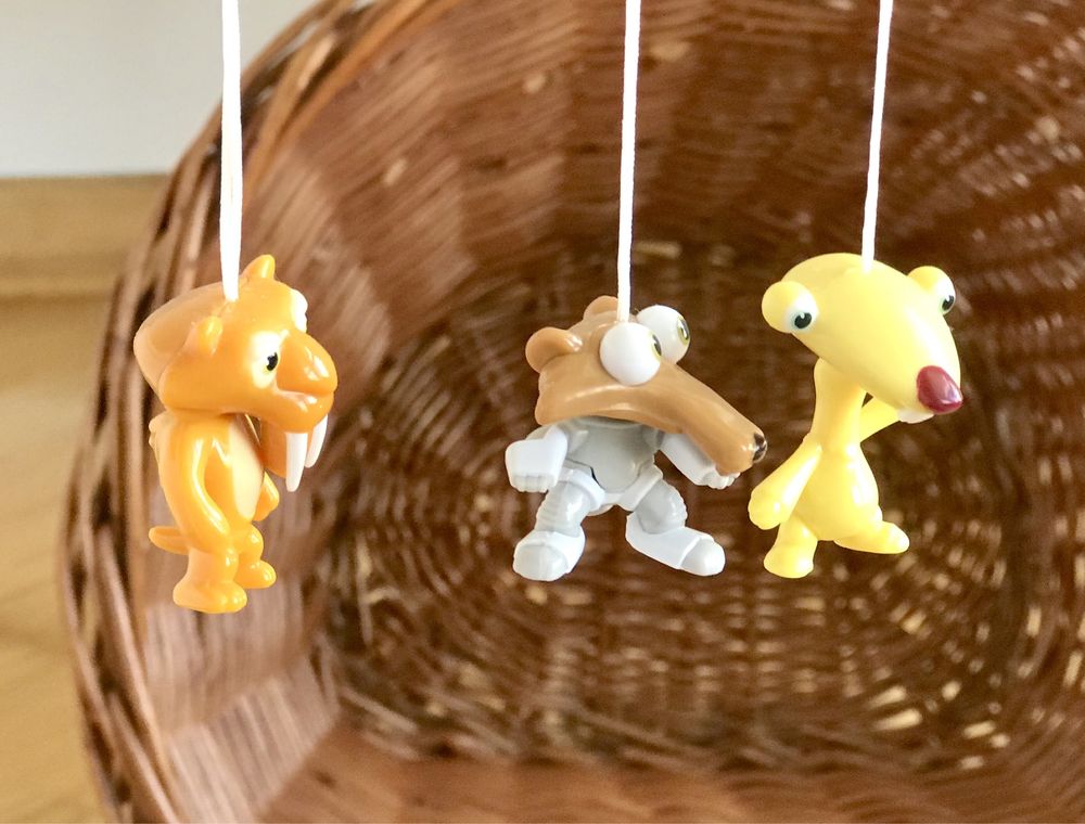 Epoka lodowcowa figurki zawieszki